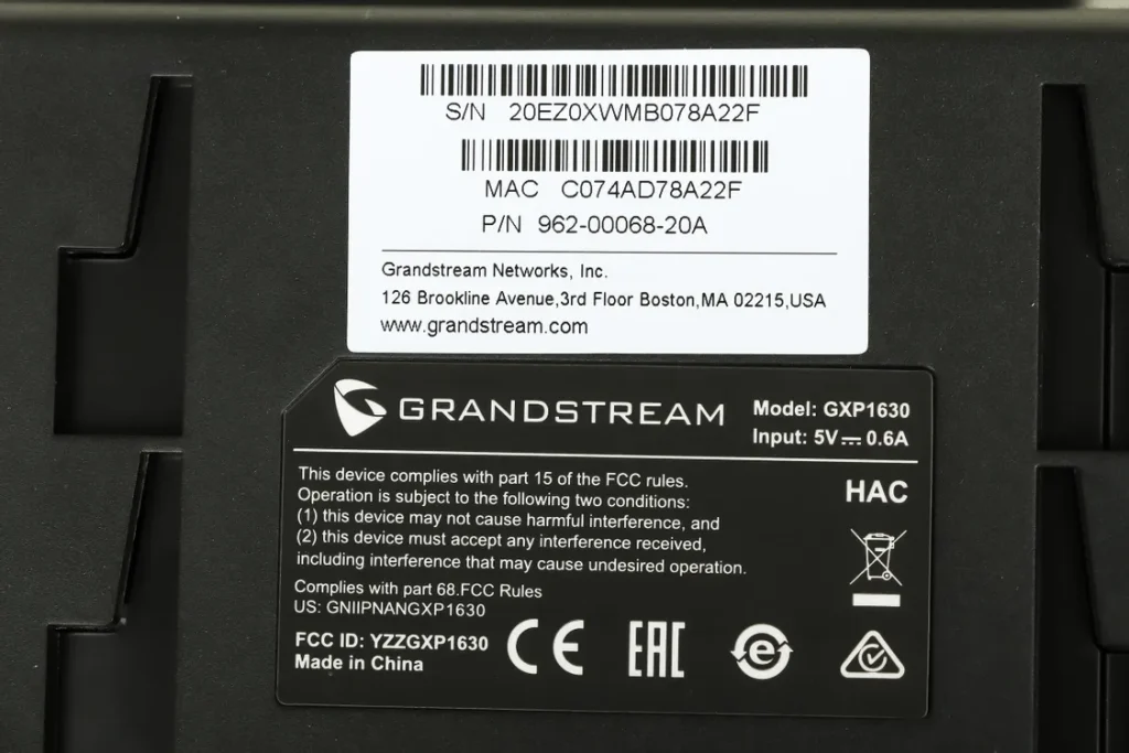 Grandstream GXP-1630