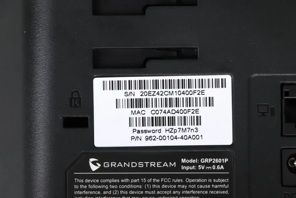 Grandstream GRP-2601P