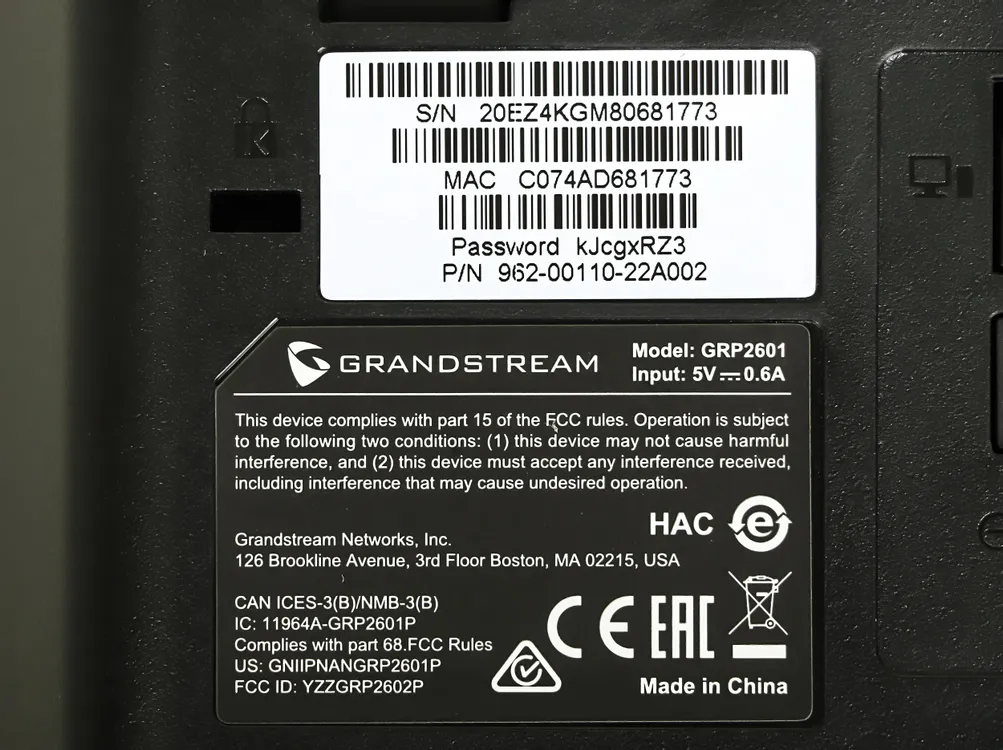 Grandstream GRP-2601