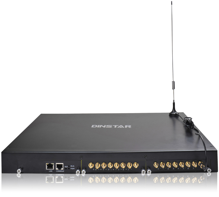Dinstar DWG2000B-16GSM — 16-канальный GSM VoIP-шлюз