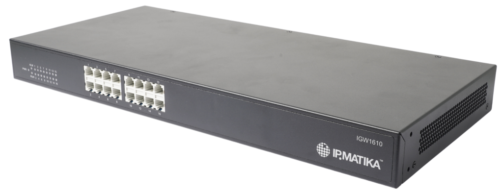 IPmatika IGW1610 — 16-портовый FXO VoIP-шлюз